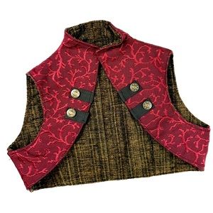 Damsel In This Dress Cropped Vest size Small